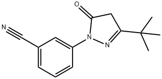 3-(3-tert-butyl-5-oxo-4,5-dihydro-1H-pyrazol-1-yl)benzonitrile|