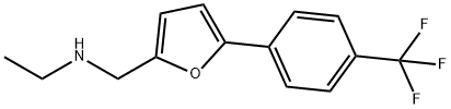 Ethyl-[5-(4-trifluoromethyl-phenyl)-furan-2-ylmethyl]-amine Structure