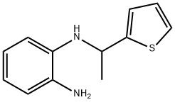 N1-[1-(thiophen-2-yl)ethyl]benzene-1,2-diamine, 1153529-74-8, 结构式