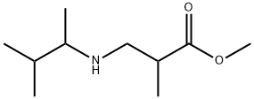 methyl 2-methyl-3-[(3-methylbutan-2-yl)amino]propanoate, 1154155-37-9, 结构式