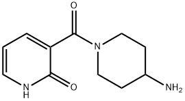 3-(4-aminopiperidine-1-carbonyl)pyridin-2-ol Structure