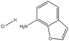 BENZOFURAN-7-AMINE HCL 化学構造式