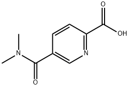 5-(二甲基氨基甲酰基)吡啶甲酸, 1154735-54-2, 结构式