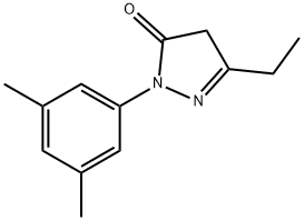 1-(3,5-dimethylphenyl)-3-ethyl-1H-pyrazol-5(4H)-one Structure