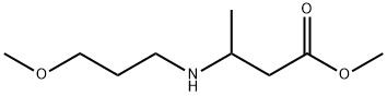 methyl 3-[(3-methoxypropyl)amino]butanoate Structure