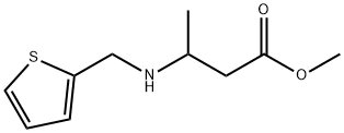 methyl 3-{[(thiophen-2-yl)methyl]amino}butanoate Structure