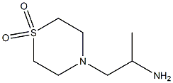 1-(1,1-dioxo-1,4-thiazinan-4-yl)propan-2-amine Struktur