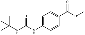 4-(3-tert-Butyl-ureido)-benzoic acid methyl ester Struktur