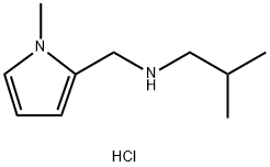 [(1-methyl-1H-pyrrol-2-yl)methyl](2-methylpropyl)amine hydrochloride, 1158265-14-5, 结构式