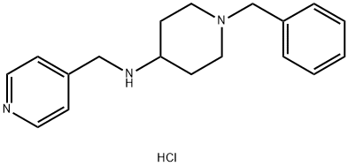 1-benzyl-N-[(pyridin-4-yl)methyl]piperidin-4-amine dihydrochloride Structure