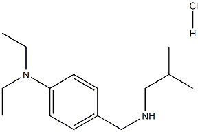 N,N-diethyl-4-{[(2-methylpropyl)amino]methyl}aniline hydrochloride Structure