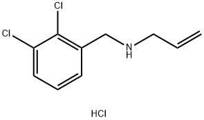 [(2,3-dichlorophenyl)methyl](prop-2-en-1-yl)amine hydrochloride, 1158321-11-9, 结构式