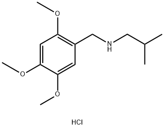 (2-methylpropyl)[(2,4,5-trimethoxyphenyl)methyl]amine hydrochloride Struktur