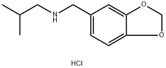 [(2H-1,3-benzodioxol-5-yl)methyl](2-methylpropyl)amine hydrochloride Structure
