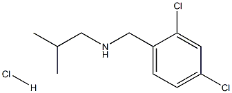 [(2,4-dichlorophenyl)methyl](2-methylpropyl)amine hydrochloride 结构式