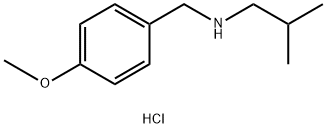 [(4-methoxyphenyl)methyl](2-methylpropyl)amine hydrochloride Structure