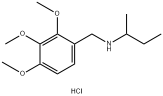 (butan-2-yl)[(2,3,4-trimethoxyphenyl)methyl]amine hydrochloride Struktur