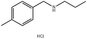 [(4-methylphenyl)methyl](propyl)amine hydrochloride Structure
