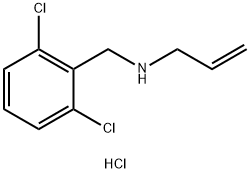 [(2,6-dichlorophenyl)methyl](prop-2-en-1-yl)amine hydrochloride 化学構造式