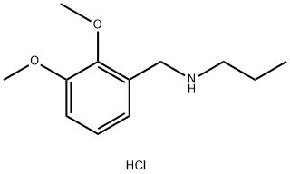 [(2,3-dimethoxyphenyl)methyl](propyl)amine hydrochloride Struktur