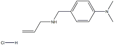 N,N-dimethyl-4-{[(prop-2-en-1-yl)amino]methyl}aniline hydrochloride Structure