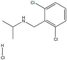 [(2,6-dichlorophenyl)methyl](propan-2-yl)amine hydrochloride 结构式