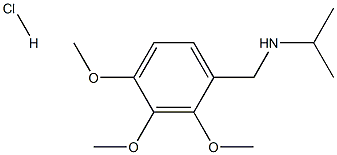 (propan-2-yl)[(2,3,4-trimethoxyphenyl)methyl]amine hydrochloride Structure