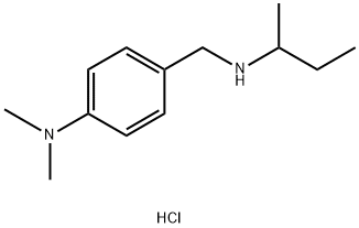 4-{[(butan-2-yl)amino]methyl}-N,N-dimethylaniline hydrochloride,1158741-85-5,结构式