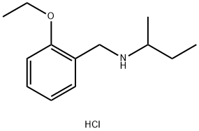 (butan-2-yl)[(2-ethoxyphenyl)methyl]amine hydrochloride, 1158758-00-9, 结构式
