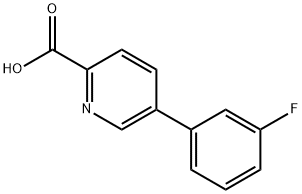 5-(3-fluorophenyl)picolinic acid Struktur