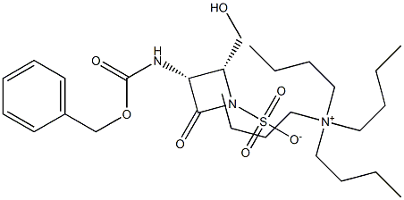 115935-89-2 (3R,4R)-3-benzyloxycarbonylamino-4-hydroxymethyl-2-oxoazetidine-1-sulphonic acid tetrabutylammonium salt