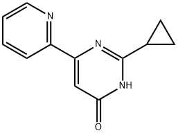 2-cyclopropyl-6-(pyridin-2-yl)pyrimidin-4-ol 结构式