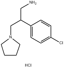 2-(4-CHLOROPHENYL)-3-(PYRROLIDIN-1-YL)PROPAN-1-AMINE DIHYDROCHLORIDE Structure