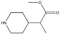 methyl 2-piperidin-4-ylpropanoate 结构式