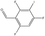 2,4,6-trifluoro-3-iodobenzaldehyde 化学構造式