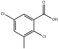 2,5-Dichloro-3-methylbenzoic Acid Structure