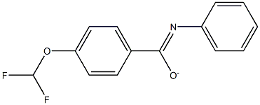 (Z)-1-(4-(difluoromethoxy)phenyl)-N-phenylmethanimine oxide,1164512-55-3,结构式