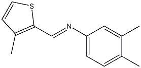 (3,4-dimethylphenyl)[(3-methyl-2-thienyl)methylene]amine Struktur
