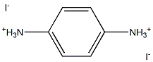 1,4-フェニレンジアミン二よう化水素酸塩 化学構造式
