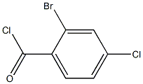 2-溴-4-氯苯甲酰氯 结构式