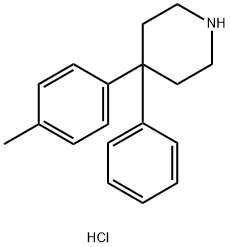 4-苯基-4-(对甲苯基)哌啶盐酸盐,1170054-34-8,结构式