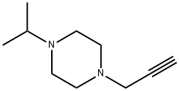 1-Isopropyl-4-prop-2-ynyl-piperazine Structure