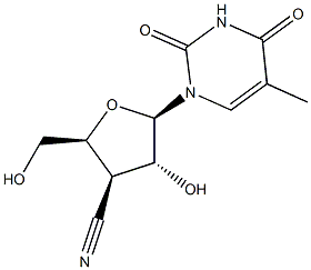 2,4(1H,3H)-Pyrimidinedione,1-(3-cyano-3-deoxy-b-D-xylofuranosyl)-5-methyl-