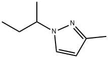 1-sec-butyl-3-methyl-1H-pyrazole 结构式