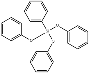 Silane, triphenoxyphenyl- Structure