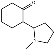 2-(1-methylpyrrolidin-2-yl)cyclohexanone 化学構造式