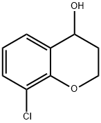 8-CHLORO-3,4-DIHYDRO-2H-1-BENZOPYRAN-4-OL 化学構造式