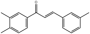 (2E)-1-(3,4-dimethylphenyl)-3-(3-methylphenyl)prop-2-en-1-one|