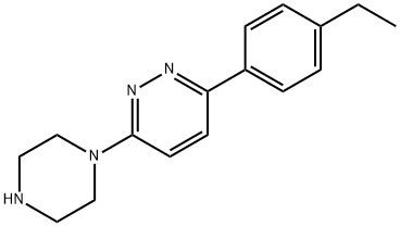 3-(4-ethylphenyl)-6-(piperazin-1-yl)pyridazine, 1176538-05-8, 结构式