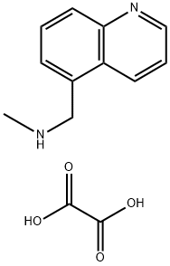 N-methyl-1-(5-quinolinyl)methanamine oxalate Struktur